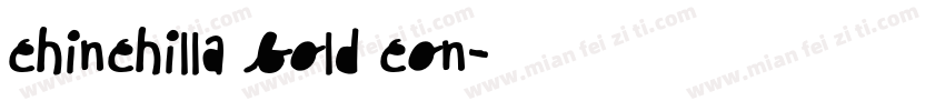 chinchilla bold con字体转换